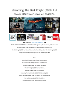 Streaming The Dark Knight (2008) Full Movie HD Free Online en ENGLISH
