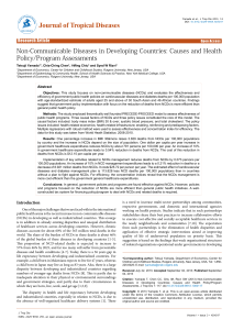 noncommunicable-diseases-in-developing-countries-causes-and-health-policyprogram-assessments-2329-891X.1000117