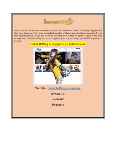 Online Betting in Singapore Junebet66.com
