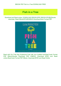 EBOOK PDF Fish in a Tree DOWNLOAD FREE