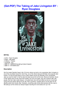 (Get-PDF) The Taking of Jake Livingston BY : Ryan Douglass