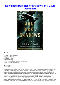  (Download) Half Sick of Shadows BY : Laura Sebastian