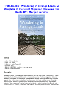 ~PDF/Books~ Wandering in Strange Lands: A Daughter of the Great Migration Reclaims Her Roots BY : Morgan Jerkins