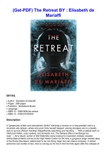 (Get-PDF) The Retreat BY : Elisabeth de Mariaffi