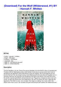  (Download) For the Wolf (Wilderwood, #1) BY : Hannah F. Whitten