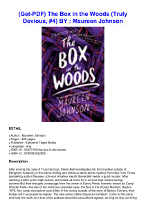 (Get-PDF) The Box in the Woods (Truly Devious #4) BY : Maureen Johnson