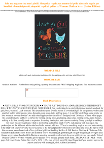 Download In !PDF Solo una ragazza che ama i piselli: Simpatico regalo per amante del pollo adorabile regalo per bambini e bambini piccoli, simpatici regali di galline ... Womens Chicken lover. (Italian Edition) Read <book >ePub
