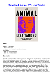  (Download) Animal BY : Lisa Taddeo