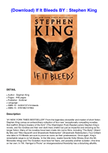  (Download) If It Bleeds BY : Stephen King