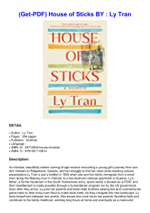 (Get-PDF) House of Sticks BY : Ly Tran