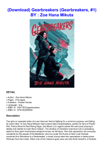  (Download) Gearbreakers (Gearbreakers, #1) BY : Zoe Hana Mikuta