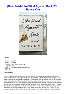 (Download) Like Wind Against Rock BY : Nancy Kim