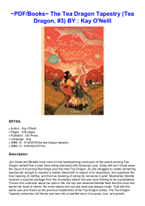 ~PDF/Books~ The Tea Dragon Tapestry (Tea Dragon, #3) BY : Kay O'Neill