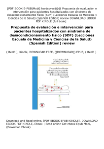 [download]_p.d.f))^@@ Propuesta de evaluaci�n e intervenci�n para pacientes hospitalizados con s�ndrome de desacondicionamiento f�sico (SDF) (Lecciones Escuela de Medicina y Ciencias de la Salud) (Spanish Edition) review 'Full_[Pages]'