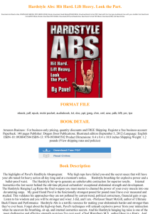 PDF Download< Hardstyle Abs: Hit Hard. Lift Heavy. Look the Part. Read @book !#ePub