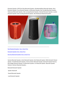 Bluetooth Speakers - Shop for Wireless Bluetooth Speakers
