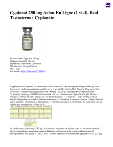 Cypionat 250 mg Achat En Ligne 1 vial Real Testosterone Cypionate Dragon Pharma