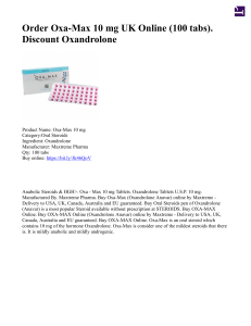 Order Oxa-Max 10 mg UK Online 100 tabs Discount Oxandrolone Maxtreme Pharma