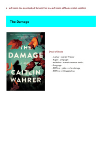 Get-PDF The Damage BY : Caitlin Wahrer
