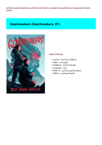 [PDF/Kindle] Gearbreakers (Gearbreakers, #1) BY : Zoe Hana Mikuta