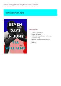 [PDF Download] Seven Days in June BY : Tia Williams