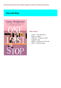 [PDF/Kindle] One Last Stop BY : Casey McQuiston