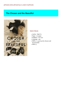 [PDF Download] The Chosen and the Beautiful BY : Nghi Vo