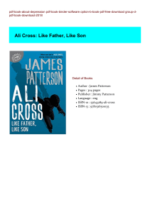 [PDF/Kindle] Ali Cross: Like Father, Like Son BY : James Patterson