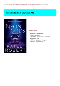 [PDF Download] Neon Gods (Dark Olympus, #1) BY : Katee Robert