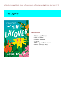 [PDF Download] The Layover BY : Lacie Waldon