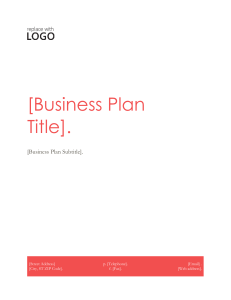 Business plan Design