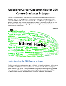 Unlocking Career Opportunities for CEH Course Graduates in Jaipur