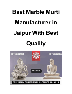 Best Marble Murti Manufacturer in Jaipur - Star Murti Museum