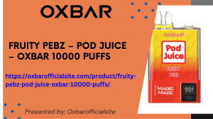 FRUITY PEBZ – POD JUICE – OXBAR 10000 PUFFS