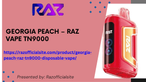 Georgia Peach – RAZ Vape TN9000