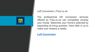 Loft Conversion  Fixiz.co.uk