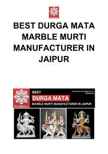 BEST DURGA MATA MARBLE MURTI MANUFACTURER IN JAIPUR