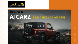 Self Drive Car Rental Services in Jaipur