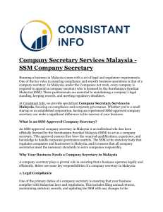 company registration agency malaysia