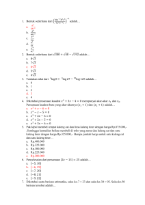 soal matematika PSAJ