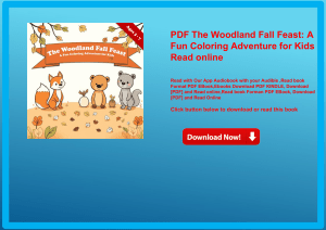 PDF The Woodland Fall Feast A Fun Coloring Adventure for Kids Read online