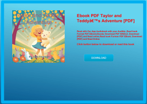 Ebook PDF  Taylor and TeddyÃ¢Â€Â™s Adventure [PDF] 