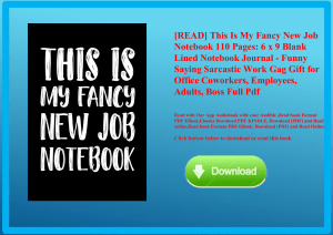 [READ] This Is My Fancy New Job Notebook 110 Pages 6 x 9 Blank Lined Notebook Journal - Funny Saying