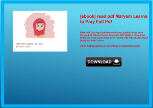 [ebook] read pdf Maryam Learns to Pray Full Pdf