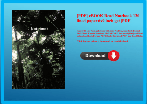 [PDF] eBOOK Read Notebook 120 lined paper 6x9 inch get [PDF]