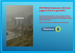 PDFREAD Notebook 120 lined pages 5.58.5 in get [PDF]