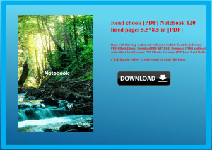 Read ebook [PDF] Notebook 120 lined pages 5.58.5 in [PDF] 