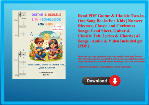 Read PDF Guitar & Ukulele Two-in-One Song Books For Kids  Nursery Rhymes  Classic and Christmas Song