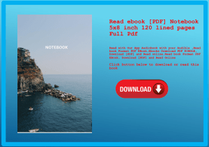 Read ebook [PDF] Notebook 5x8 inch 120 lined pages Full Pdf