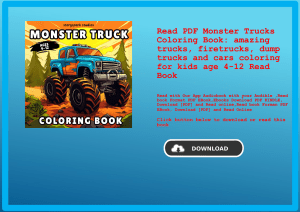 Read PDF Monster Trucks Coloring Book amazing trucks  firetrucks  dump trucks and cars coloring for 